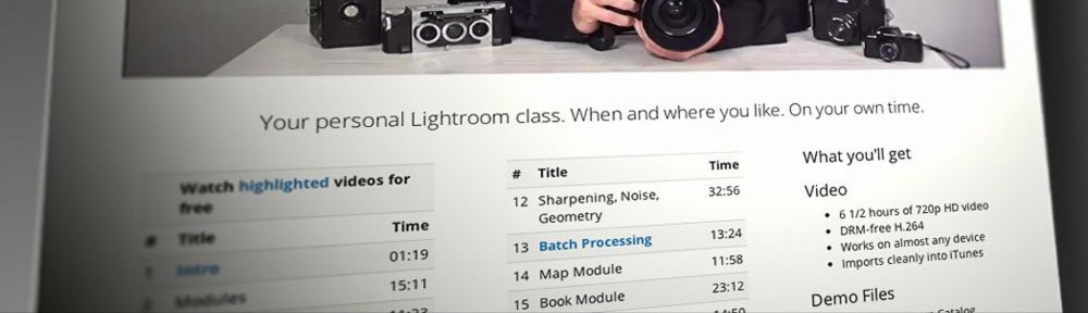 It’s here! Discover Lightroom – Video Workshop with Chris